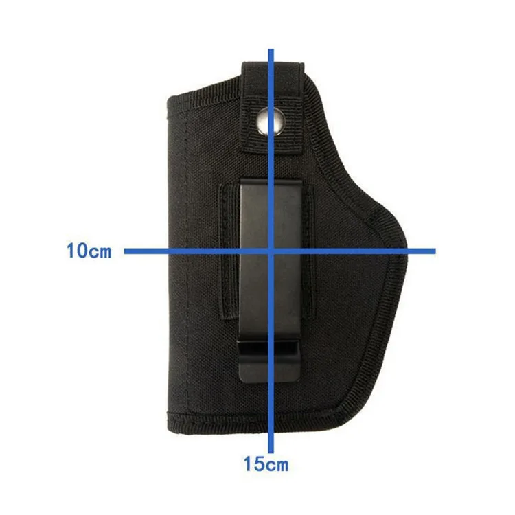 Custom wholesale nylon tactical concealed carry universal belt clip IWB inner holster bag with bullet clip carry leg holster