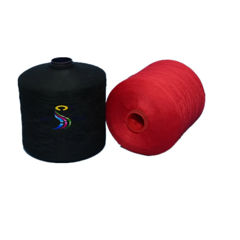 Polyester Yarn Spun Sewing Wholesale 100% Virgin Spun Polyester Customized Plastic Cone or Paper Cone Raw Pattern Polyester Yarn