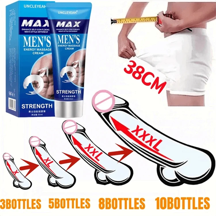 Big Dick XXL Penis Enlargement Cream Sex Gel 50ml Increase Penis Size Male Delay Erection Cream for Men Growth Thicken