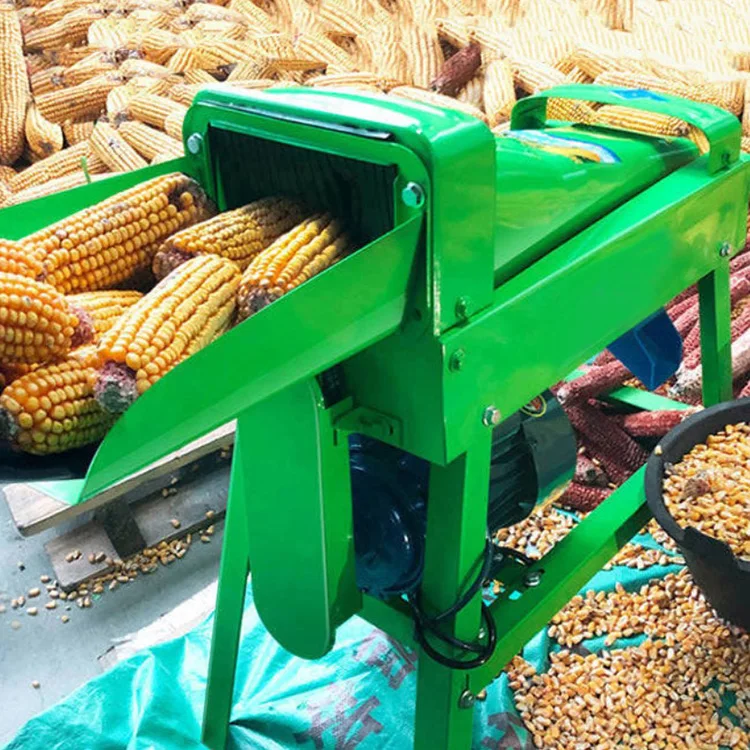 Farm Corn Thresher and Peeling Machine 1500kg/H Electric Corn Maize Sheller Machine
