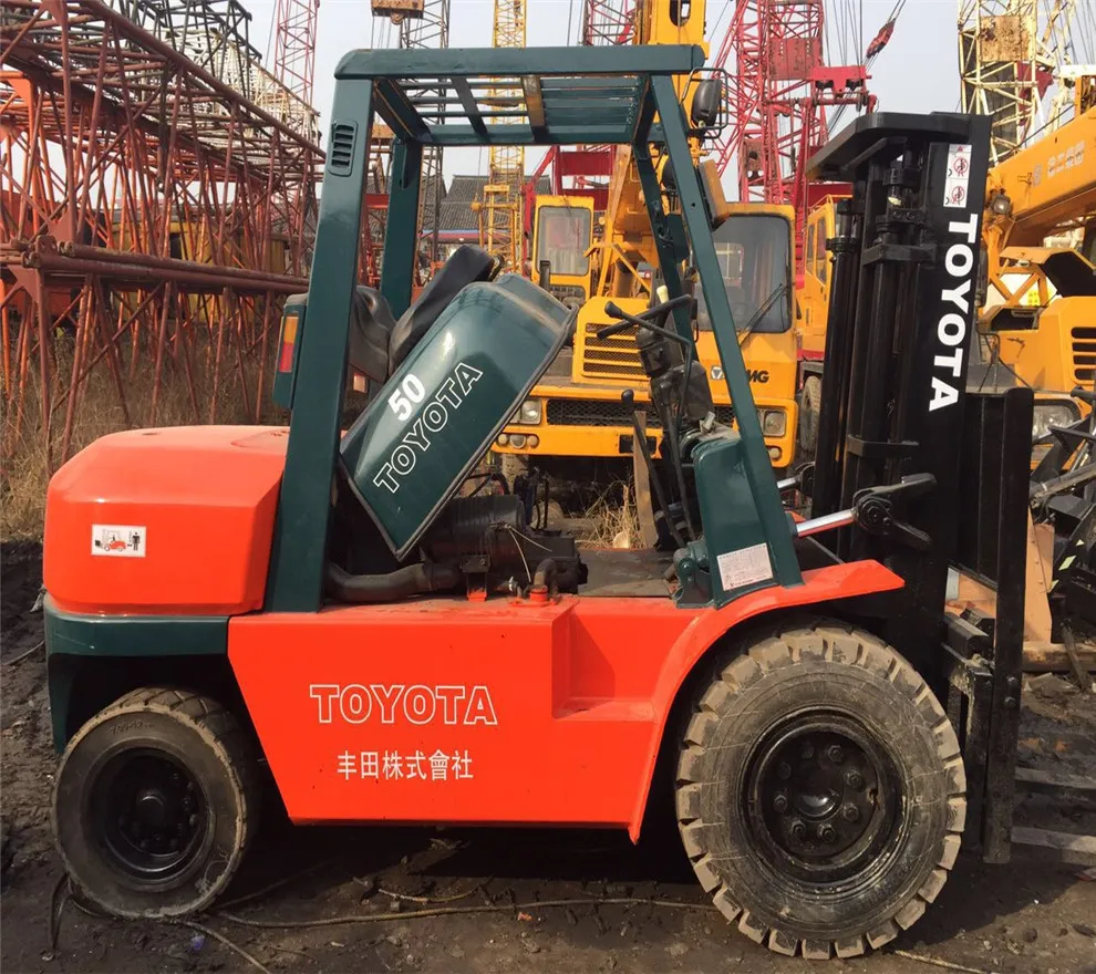 Diesel Forklift Used Toyota 5Ton/ Good Used Toyota 5 Ton Forklift,8FD50