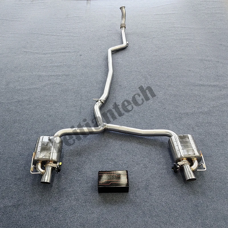 Тюнинг отработанной системы Catback для Mercedes-Benz E53 3,0 T 2014-2024 304 клапан из нержавеющей стали глушитель с дистанционным управлением выхлопа