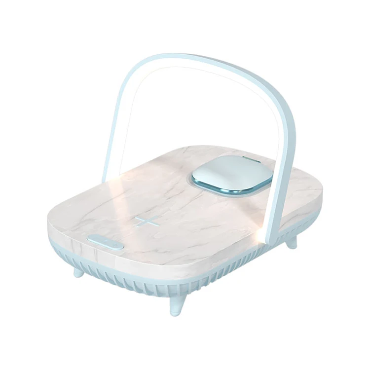 Pre-sale Amazon 2021 Table Lamp Mosquito Repellent Wireless Charger For Gift 3 In 1 5w Fast Charging