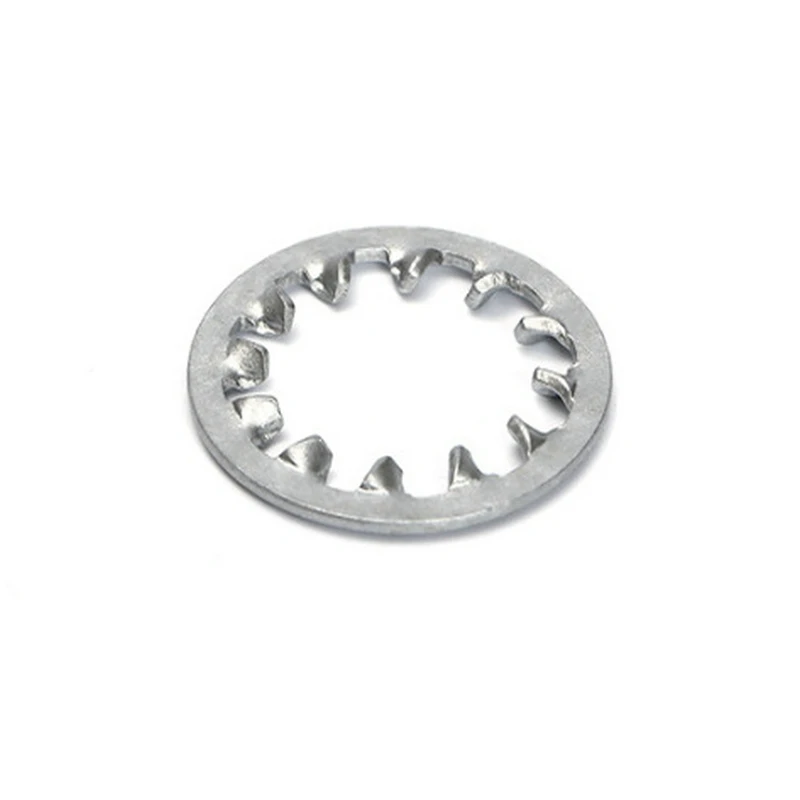 Direct Manufacture SS304 Toothed Lock Washer Plain Internal Tooth Wedge Industrial Use Compliant Din Asme Gb Aluminium Zinc