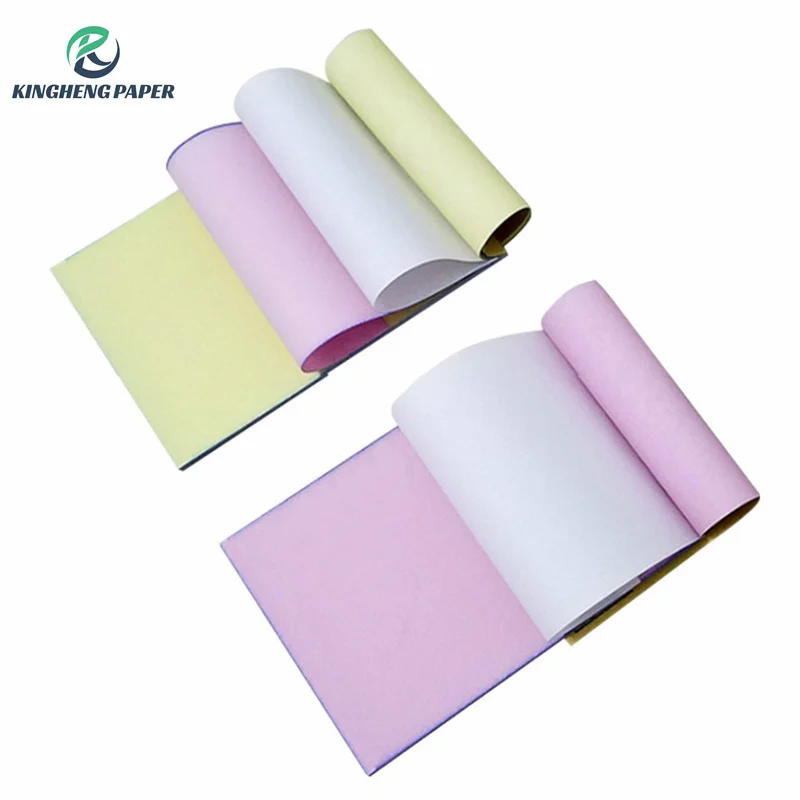 50gsm 55gsm CB CFB CF autocopia papel Carbonless paper