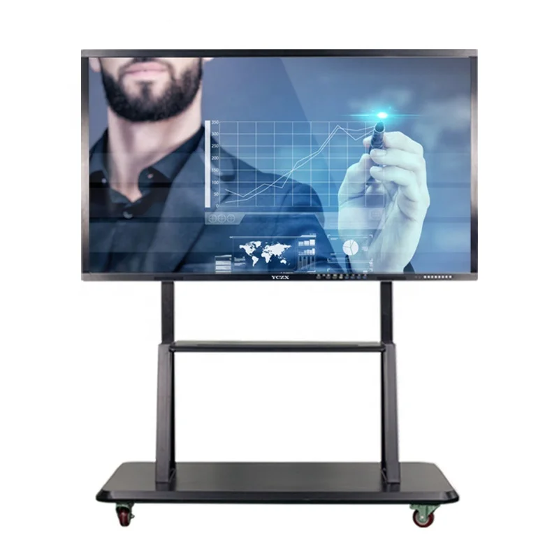 43 inch smart touch screen led interactive monitor all in one education teaching board