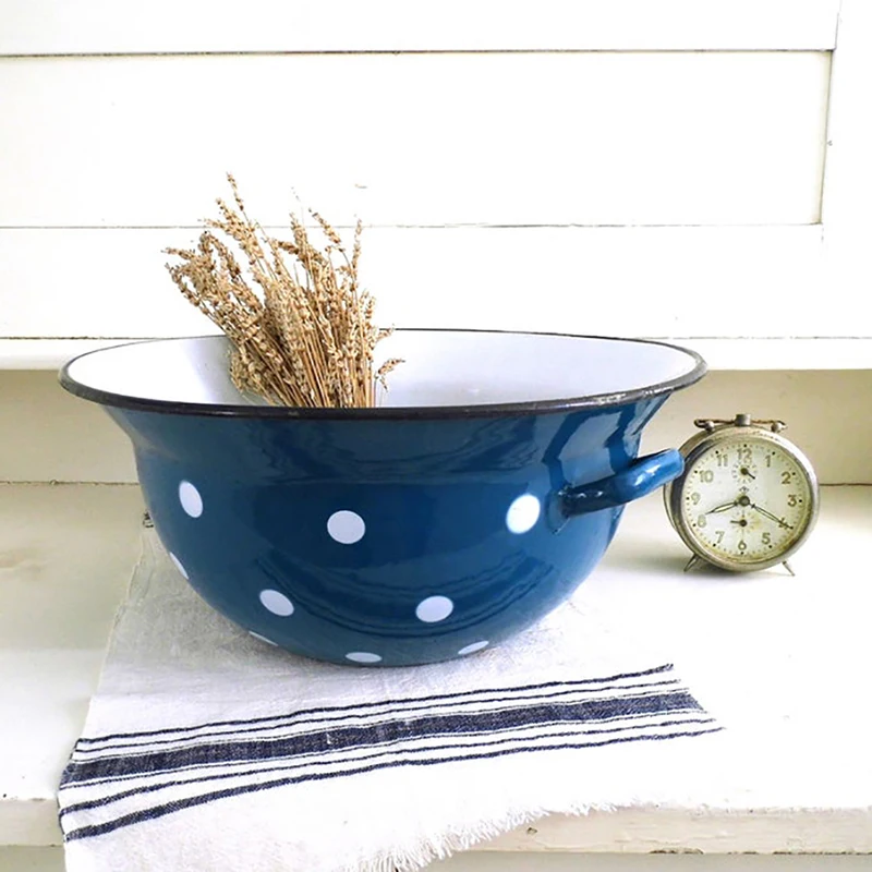 Customize printed portable china porcelain ceramic enamel metal steel round tea plate