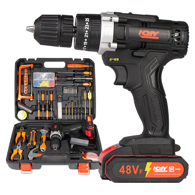 21V Cordless Power Screwdriver Sets Multi Function Charging Electric Hand Drill Home Electric Screw Driver