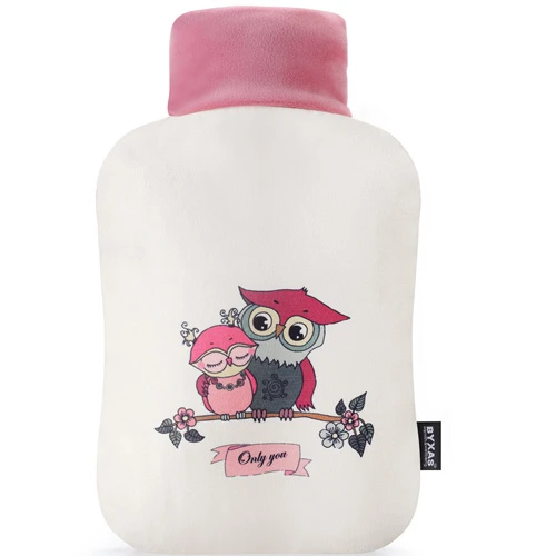 Amazon Ebay Wish Lazada Shopee Hot Sale Classic hot compress water bag cover with owl logo
