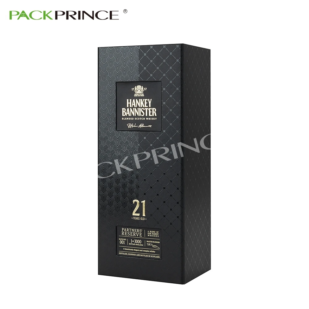 Роскошная пустая Магнитная бутылка для ликера вина Vodkas Подарочная коробка бутылок с логотипом на заказ