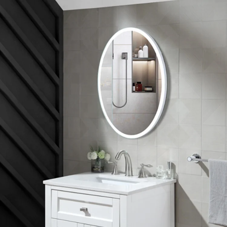 Factory Direct Custom Mirror Light Anti-Fog Bathroom  Mirror