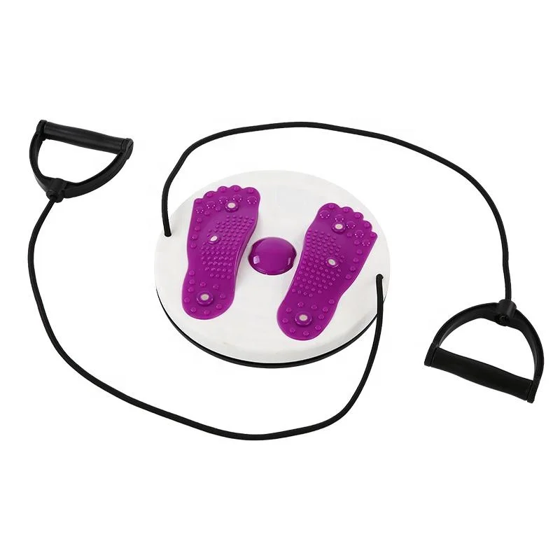 home fitness equipment waist twisting disc with pull rope