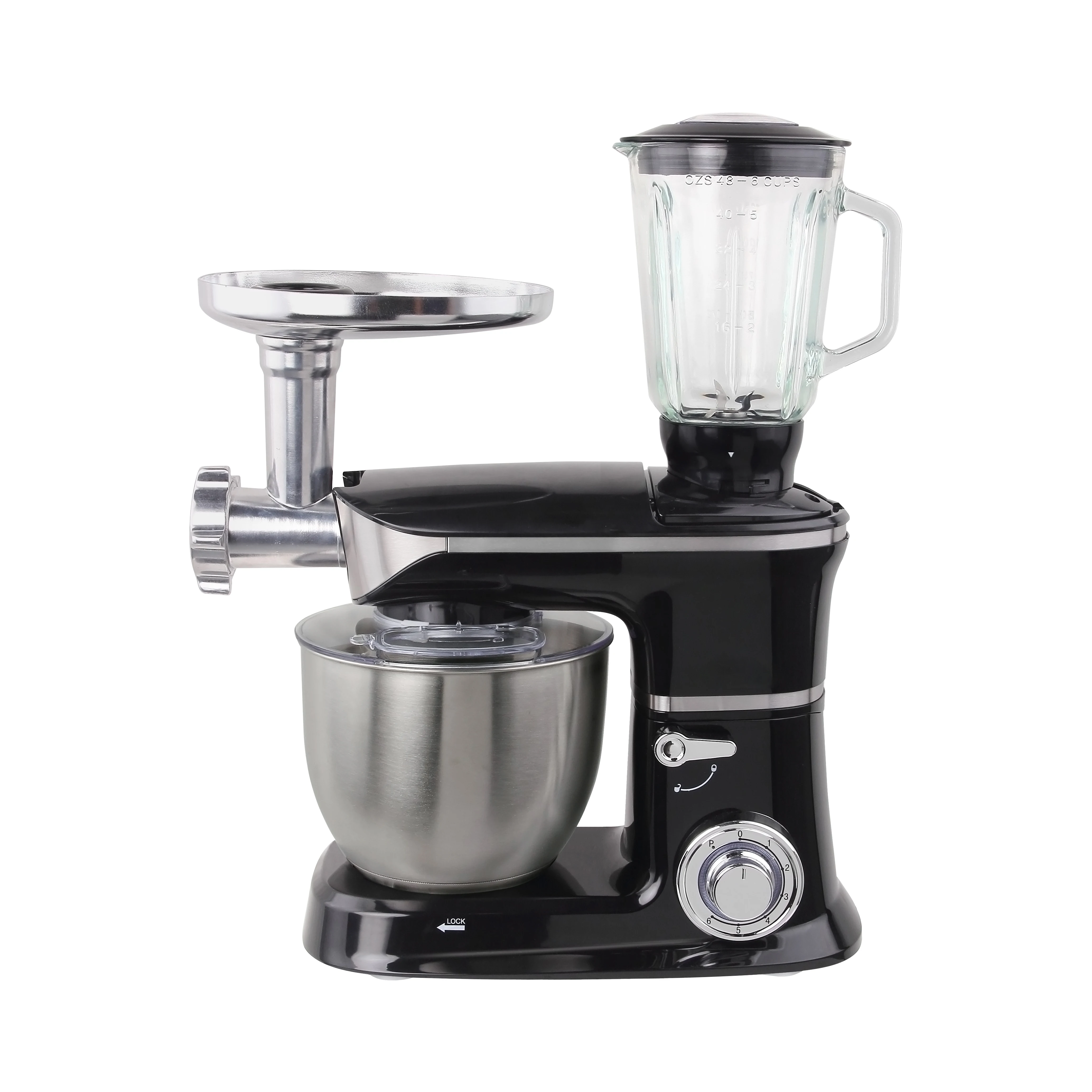 5 in 1 Multifunctional Kitchen Appliance Stand Food Dough Cake Mixer with Juicer Mixer Meat Grinder