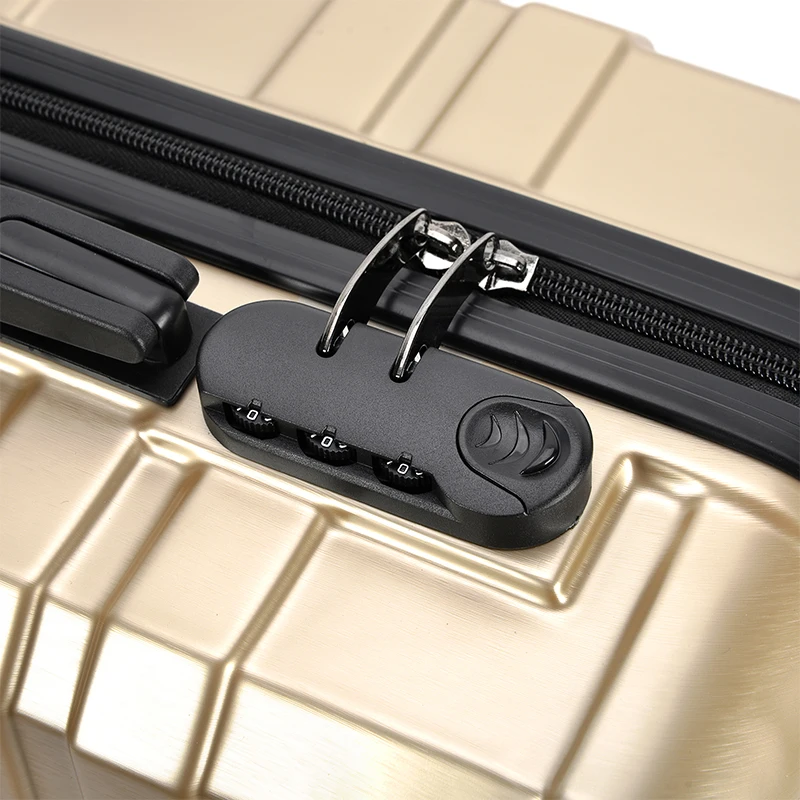 20 inch 24 inch 28 inch custom logo travel luggage trolley abs luggage suitcase sets