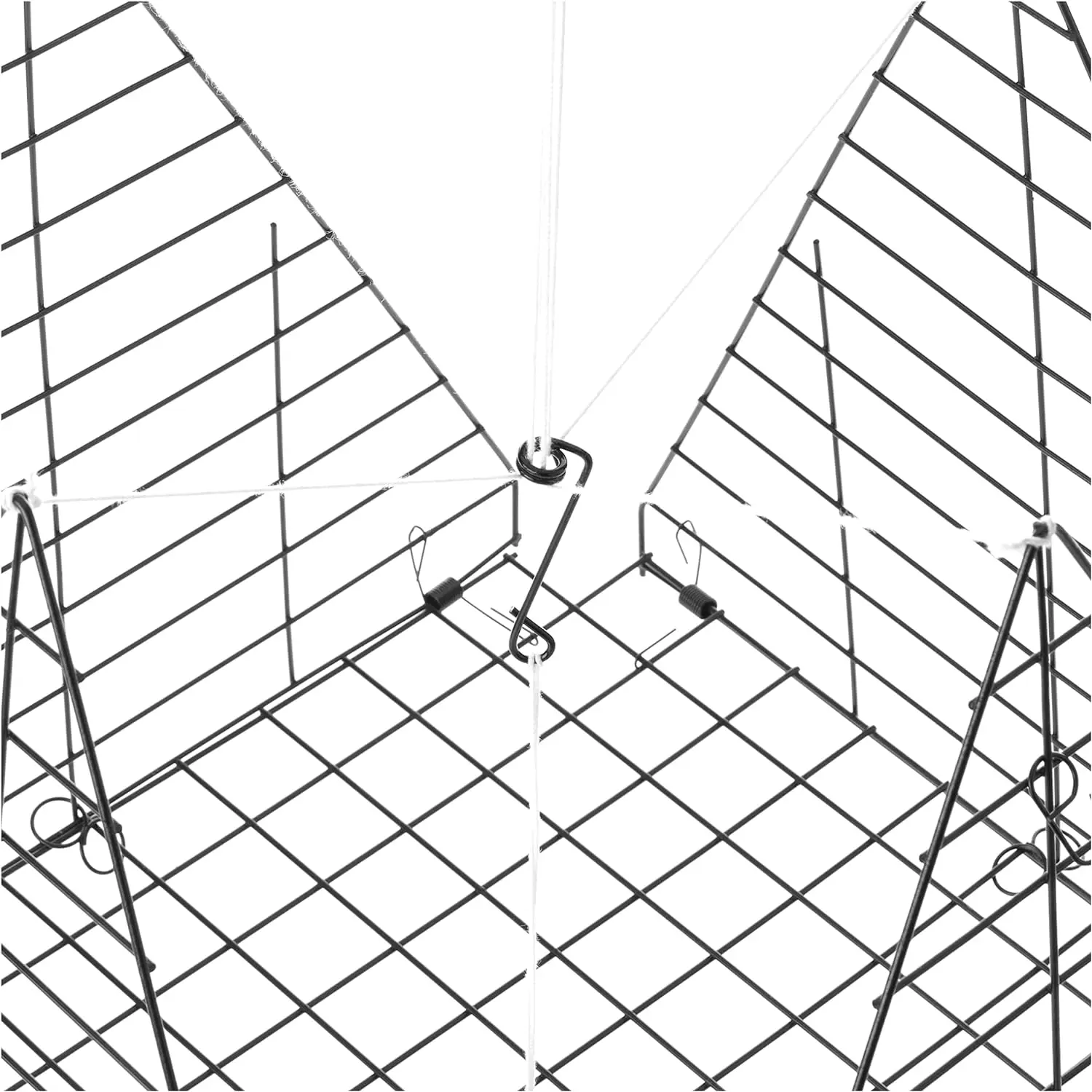 Steel vinyl coated Eagle claw crab trap drop net