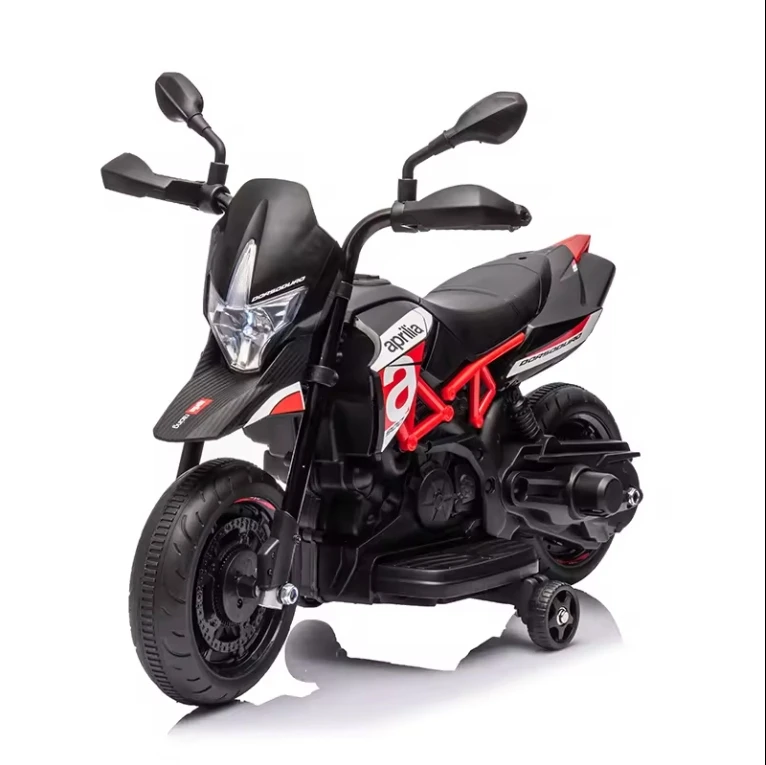 6v Mini Small Battery Car Aprilia Dorsoduro 900 ( Kids Electric Motorcycle With License