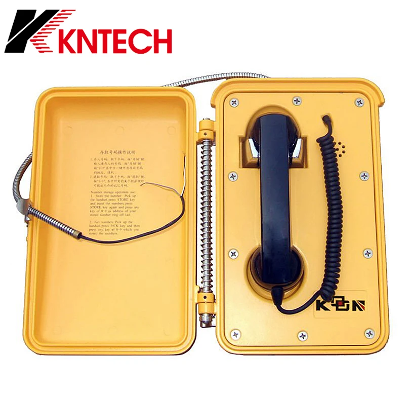 KNTECH железная дорога промышленные телефоны водонепроницаемый класс Ip66 пыленепроницаемый