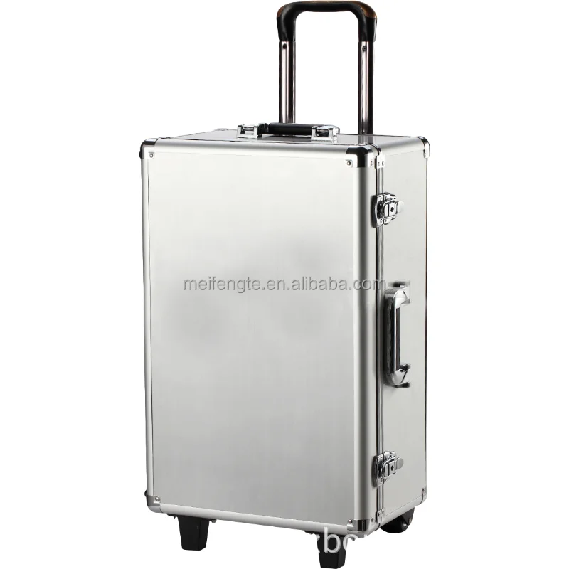 Fashionable 24 inch small apple imac aluminum trolley flight case with internal size 21.5'