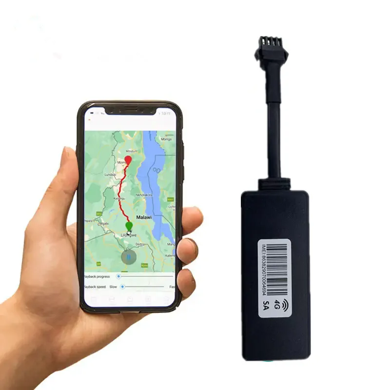 4G LTE Cable GPS Tracker Relay Cut off Engine Hidden Install Car Vehicles GPS Locator Real Time Tracking 4G Anti theft Alarm