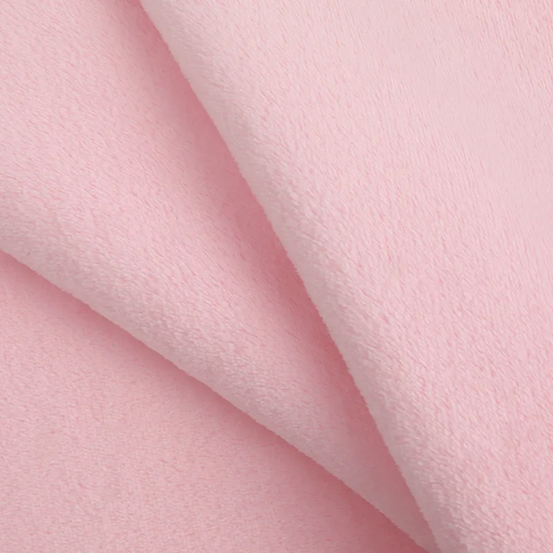 Double face coral fleece fabric super soft touch fabric flannel fleece fabric for airplane blankets