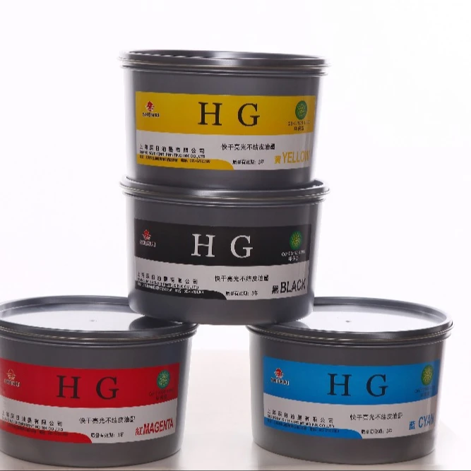 
 Четырехцветная модель 2,5 HG, офсетная печать чернил  