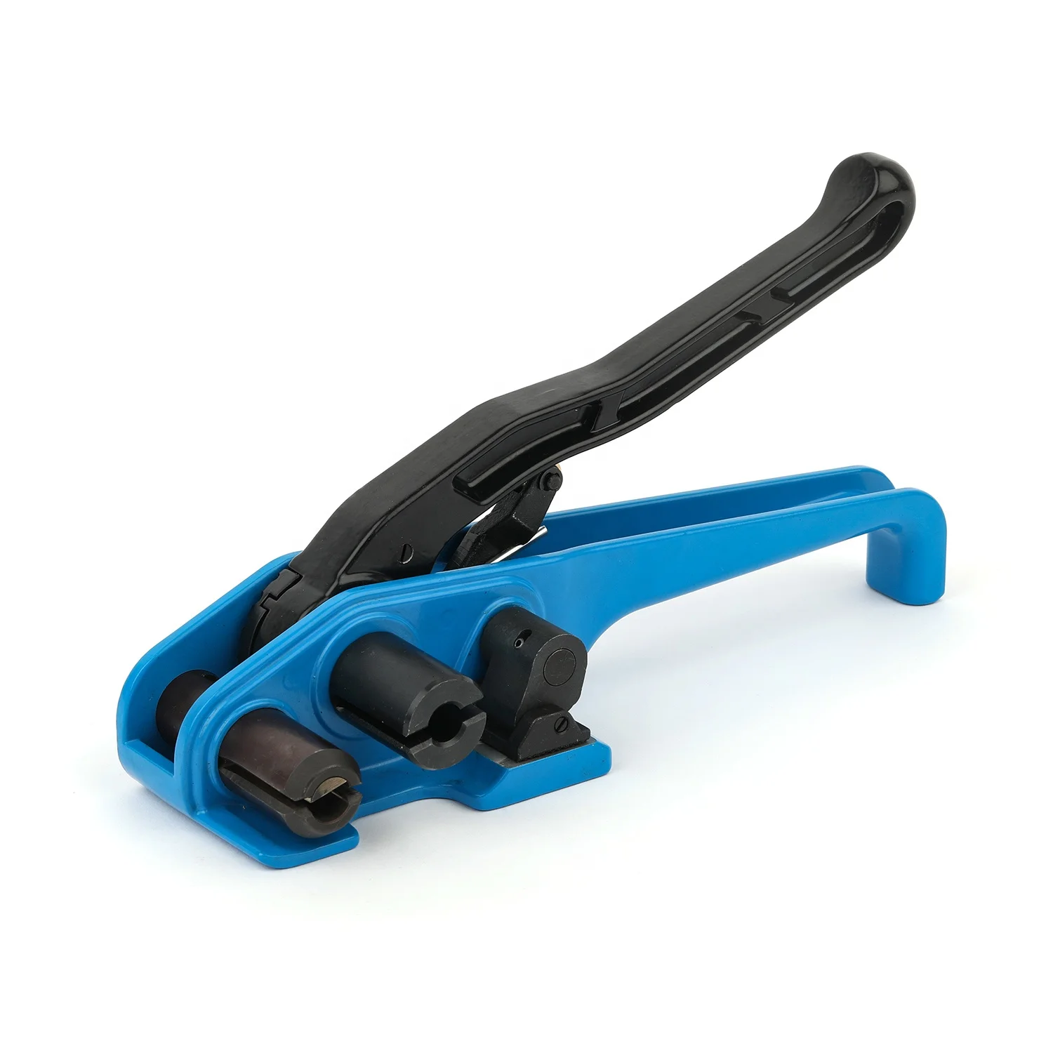Blue Color Easy Used Support Sample Strapping Tool JPQ-32 Fibre Cord Strap Manual Heavy Duty Packaging Machine