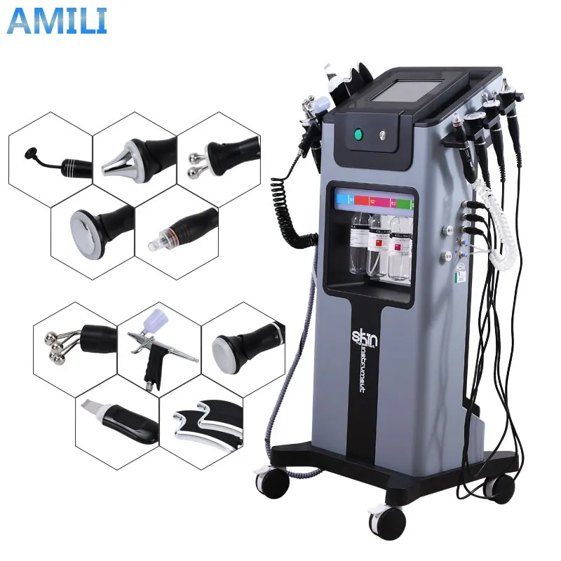 Aqua Facial Machine Hydra Oxygen Jet Dermabrasion Hydrofacial Machine Aqua Peeling Beauty Face Equipment Salon Facial Machine