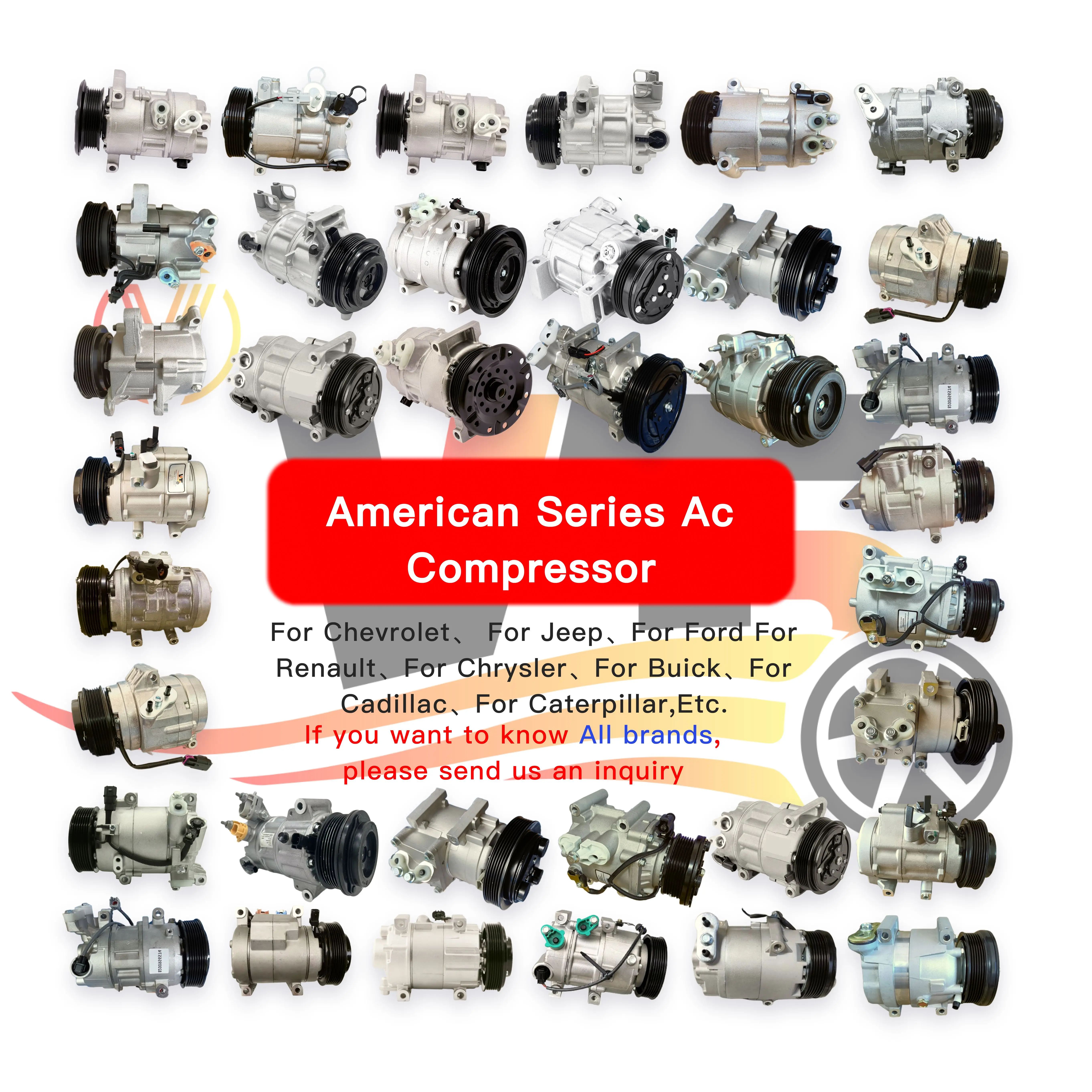 Compressor Ac Car For 2020 Dodge Charger Ac Compressor For Dodge Caravan Caliper Compresor For Ford Ranger Ram Jeep Compass