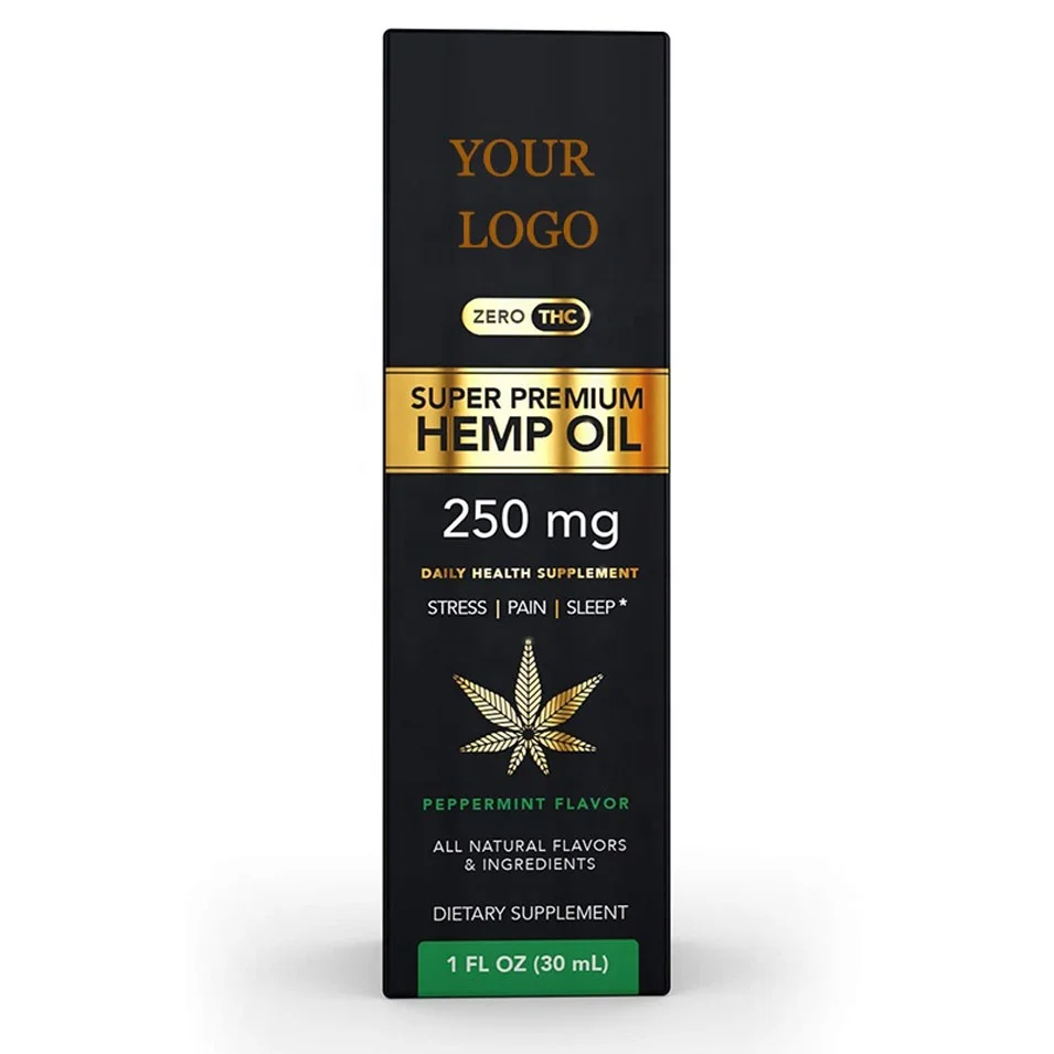 Натуральный органический экстракт конопляного масла cbd 1000 мг от частной марки съедобное конопляное масло и тревожное КБР