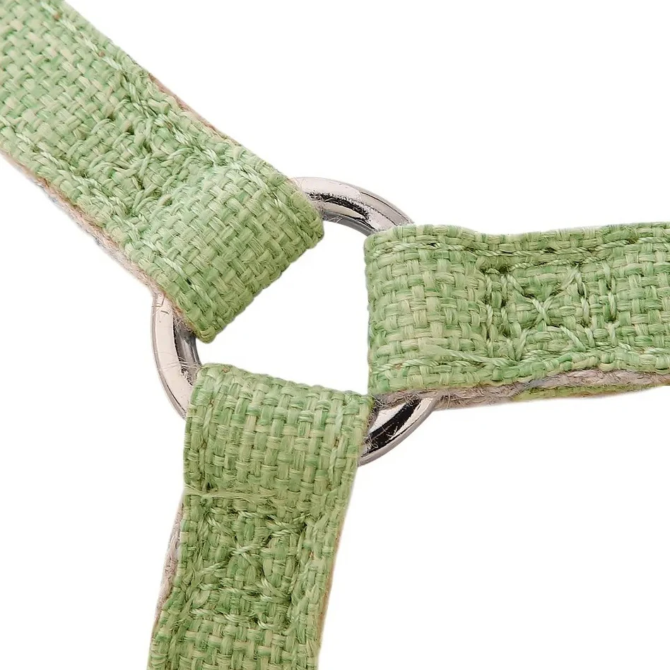 2024 Wholesale Factory 100% Eco-Friendly Hemp Dog Harness Quick Fit No Pull Dog Harness Adjustable Dog Vest