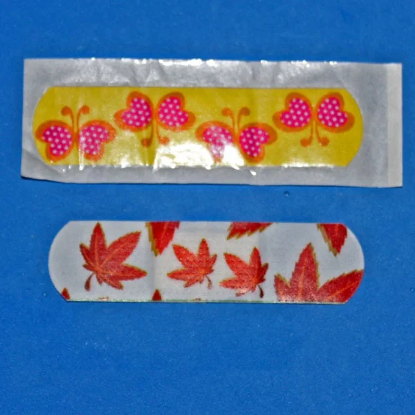 
different colors custom printed wound plaster band aid 