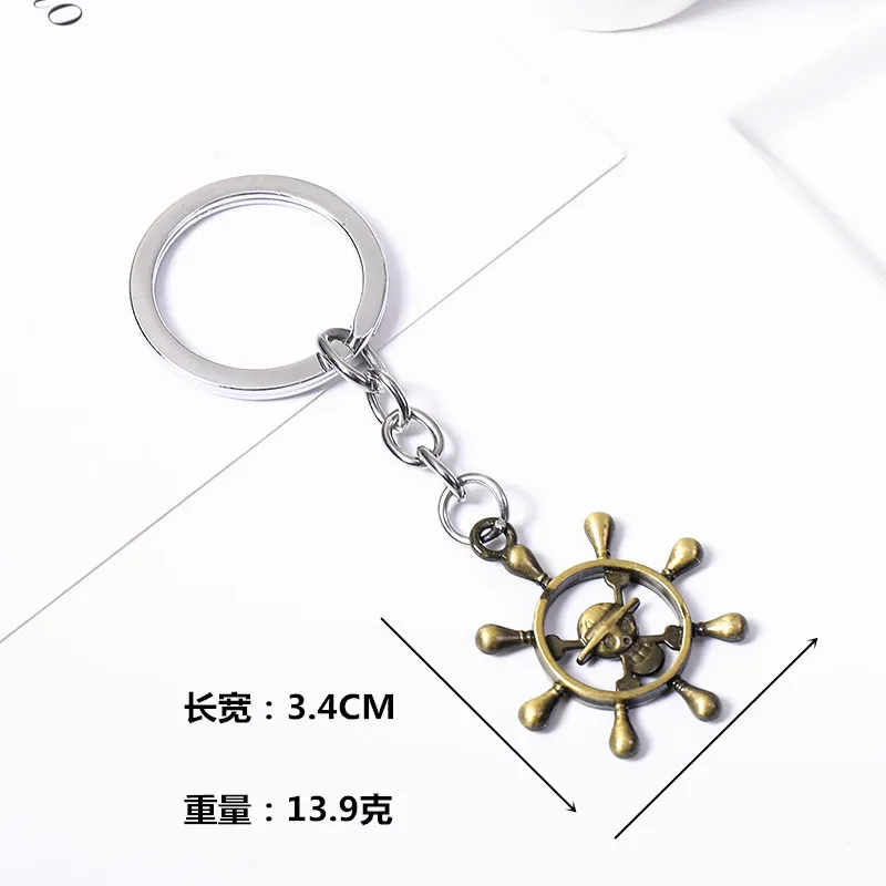 Cartoon Pirates Wang Hang Creative Fashion zinc alloy metal Keychain