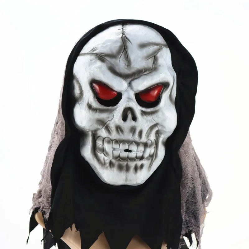 New Type PVC Horror Skull Full Head  Mask For Adults Cosplay Halloween Mask Party