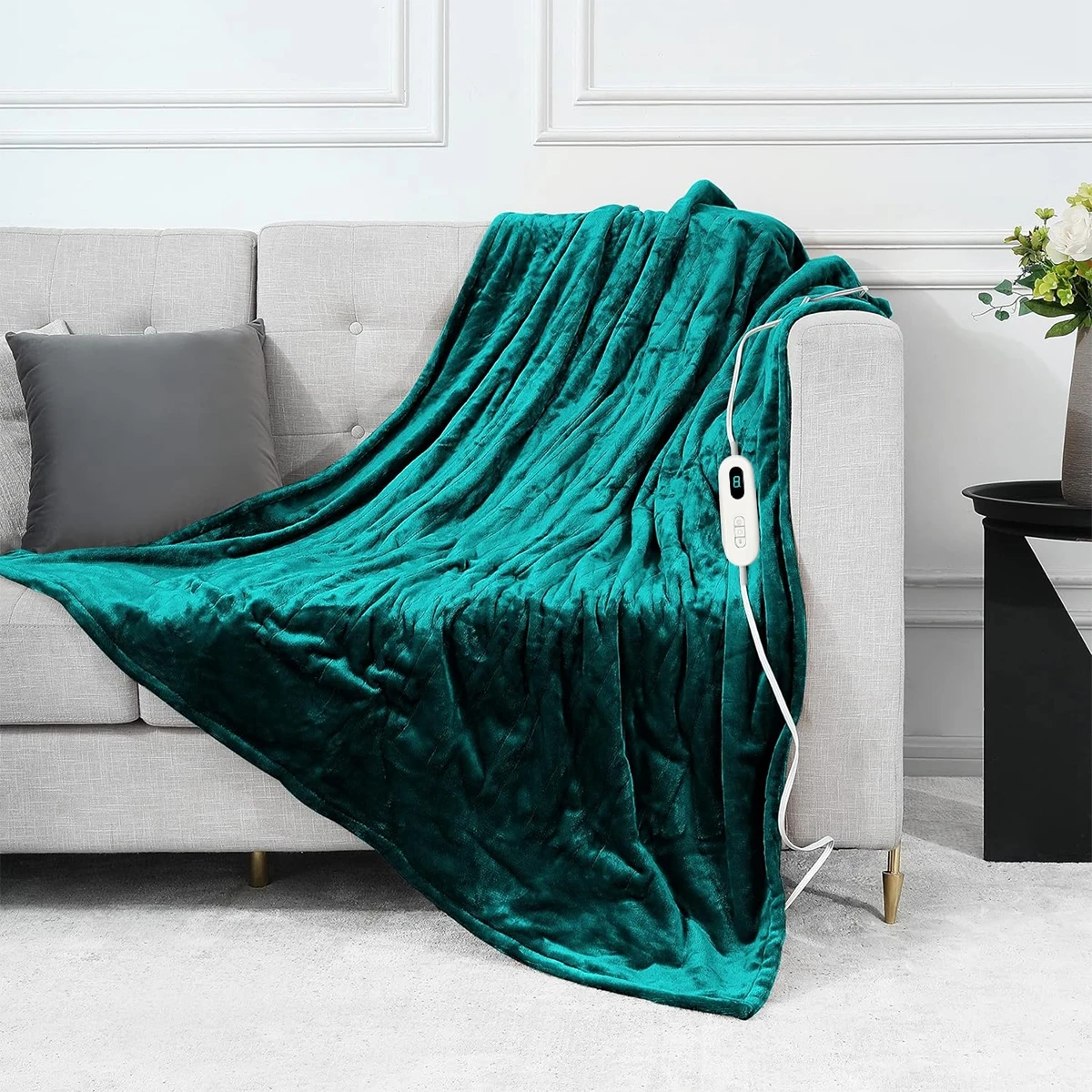 2024 New Arrival Smart  Heating Blanket Wearable 180*200cm Electric Blanket With CE UKCA