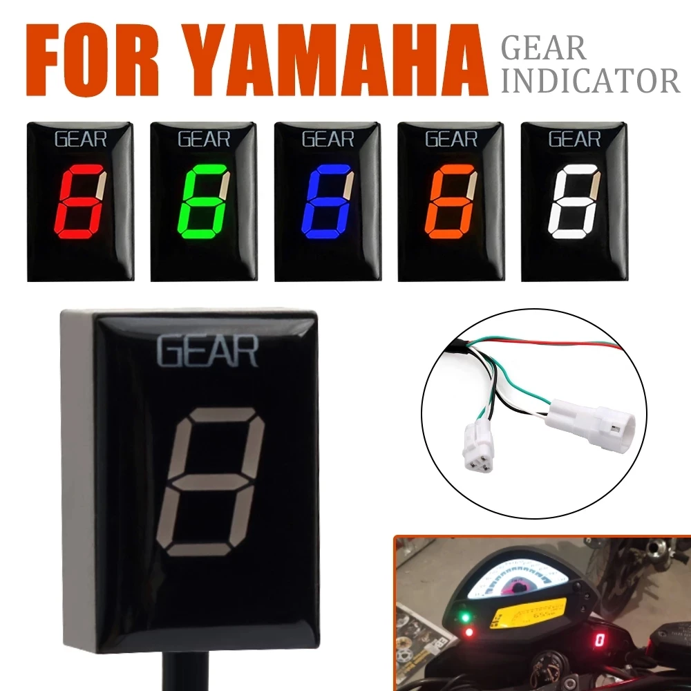 Gear Indicator Display Meter For Yamaha FZ6 FZ6R FZS 600 1000 Fazer XJ6 YZF-R6 R6S R1 FZ8 FZ1 FZ1N TDM 900 FZ400 XT660 MT-03