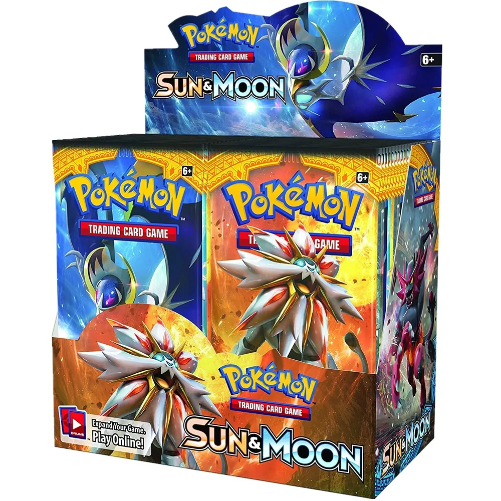  Хорошее качество 324 шт./кор. солнце и луна играют в карты Pokemon Gx настольная игра Покемон по сравнению с