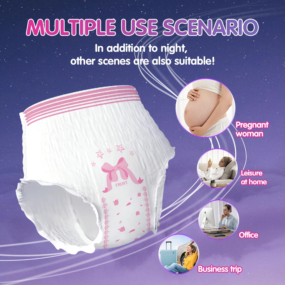 Unihope Free Sample Breathable Waterproof Panty Period High Absorbent Period Panties Comfortable Period Panties