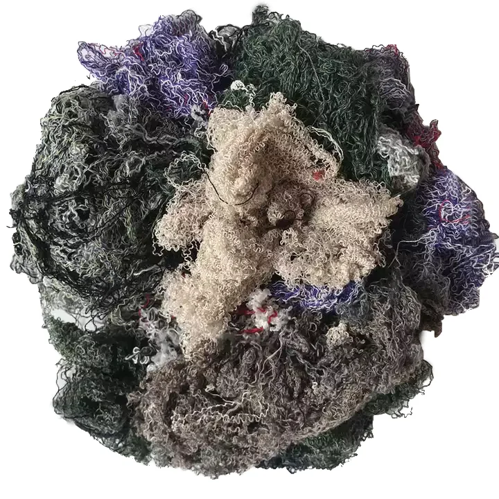 High Quality Best Price Color Mixed 100% Cotton Yarn Waste Supplier