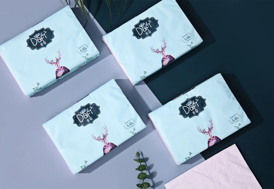 
Comfortable Face Cleaning Custom Logo Tissue Paper Gift Wrapping Cotton Soft Tissue 