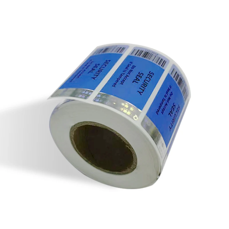 Blue Color Anti-fake VOID Security Seal Label Sticker for Packaging