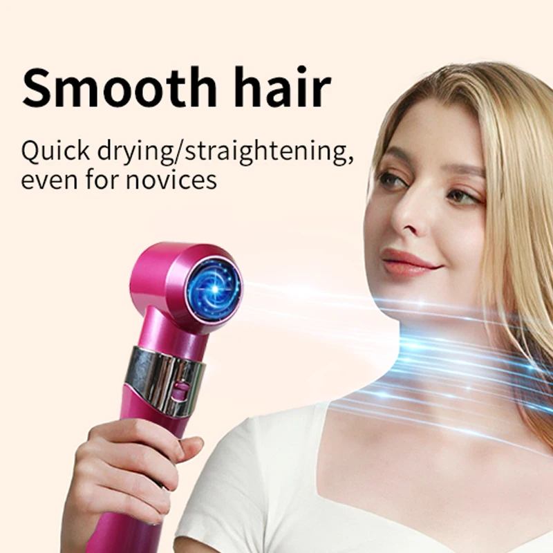 Ulelay mini travel size white 240v international european 9 in 1 hair dryer brush set kitprofesional  for  hair tools