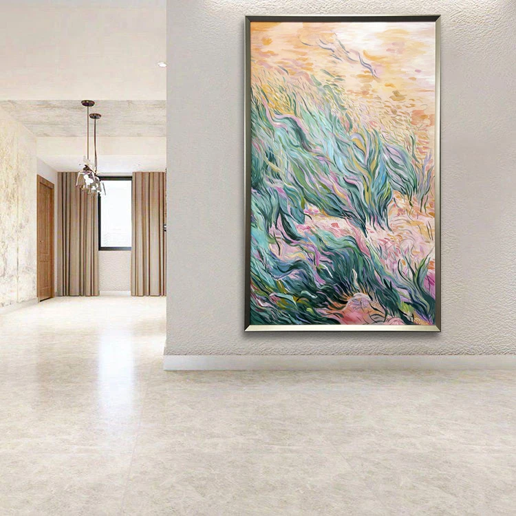 Oil HandPainting 3D Hand-Painted On Canvas Abstract Artwork Art Wood Inside Framed Hanging Wall Decoration Abstract Painting