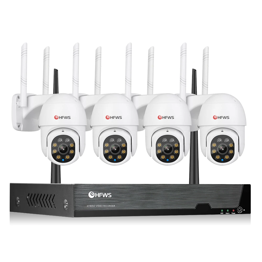 Wholesale High Quality 4ch Home Security Camera 3MP H.265 Ultra HD Outdoor Camera System with Night Vision Two Way Audio