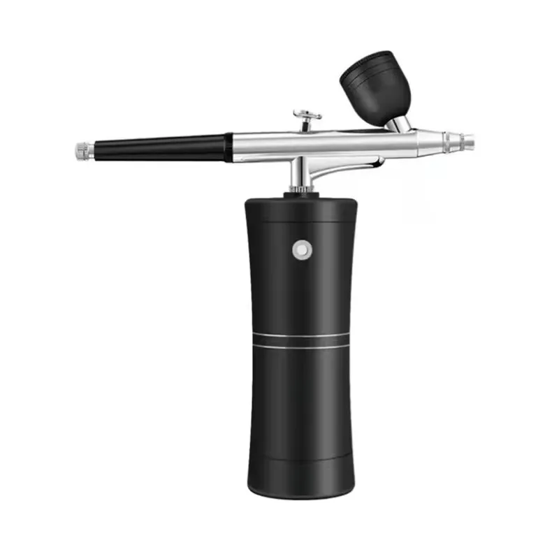 Custom New Makeup Airbrush Machine 7.4V Spray Gun Facial Airbrush Set Nail Airbrush For Make Up Nail Art Paint