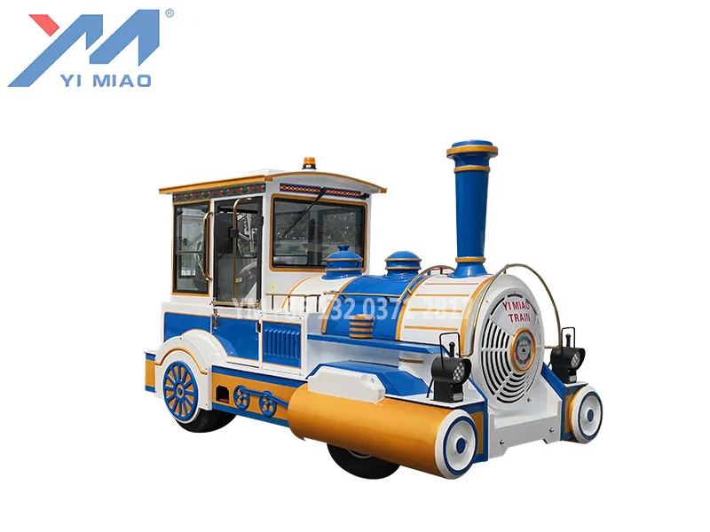 2024 Amusement park cartoon electric mini trackless children train carriage