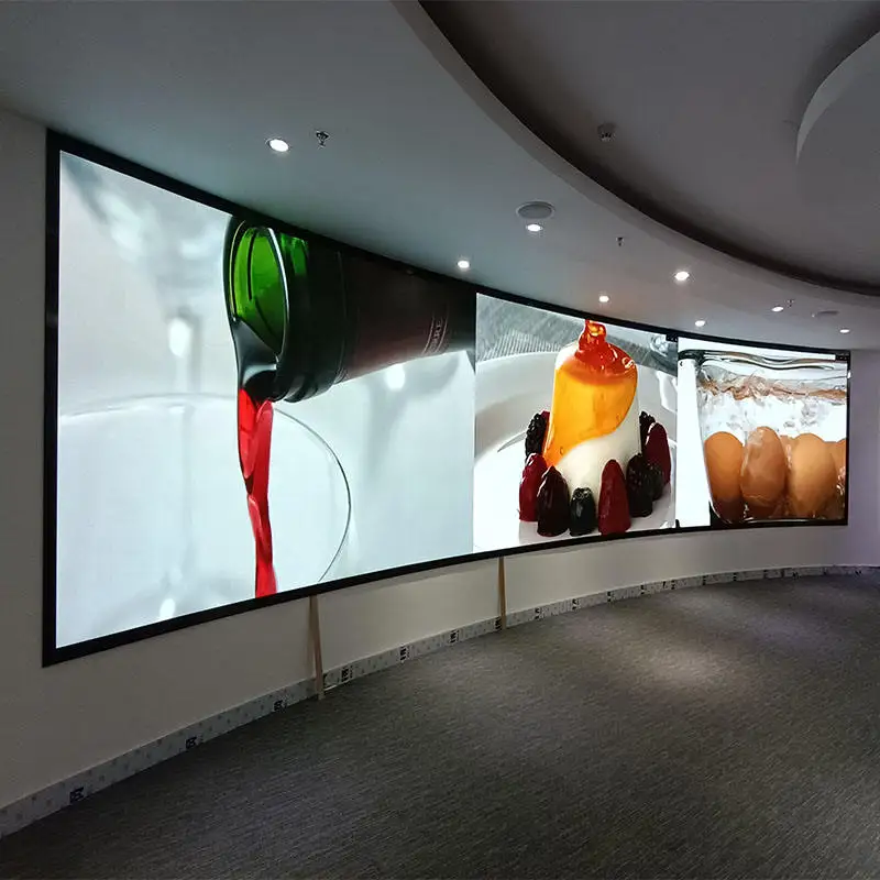Scenico High Quality Soft Flexible LED Display Screen for Outdoor & Indoor Advertising Retail Stores Digital Poster Function SDK