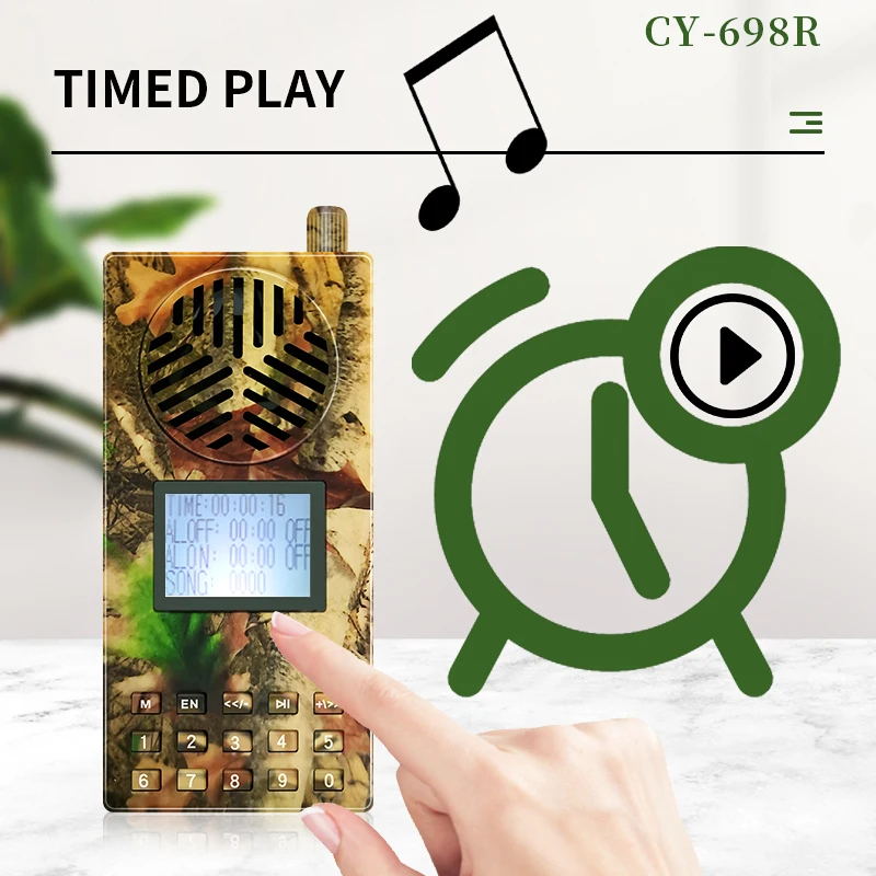 Встроенные 157 песен электронные охотничьи цифровые Mp3 игры для птиц вызовы поддержка пульта