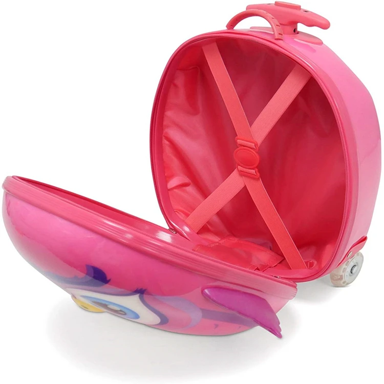 CAPPE  Kids Travel owl design trolley luggage suitcase 39 cm Pink
