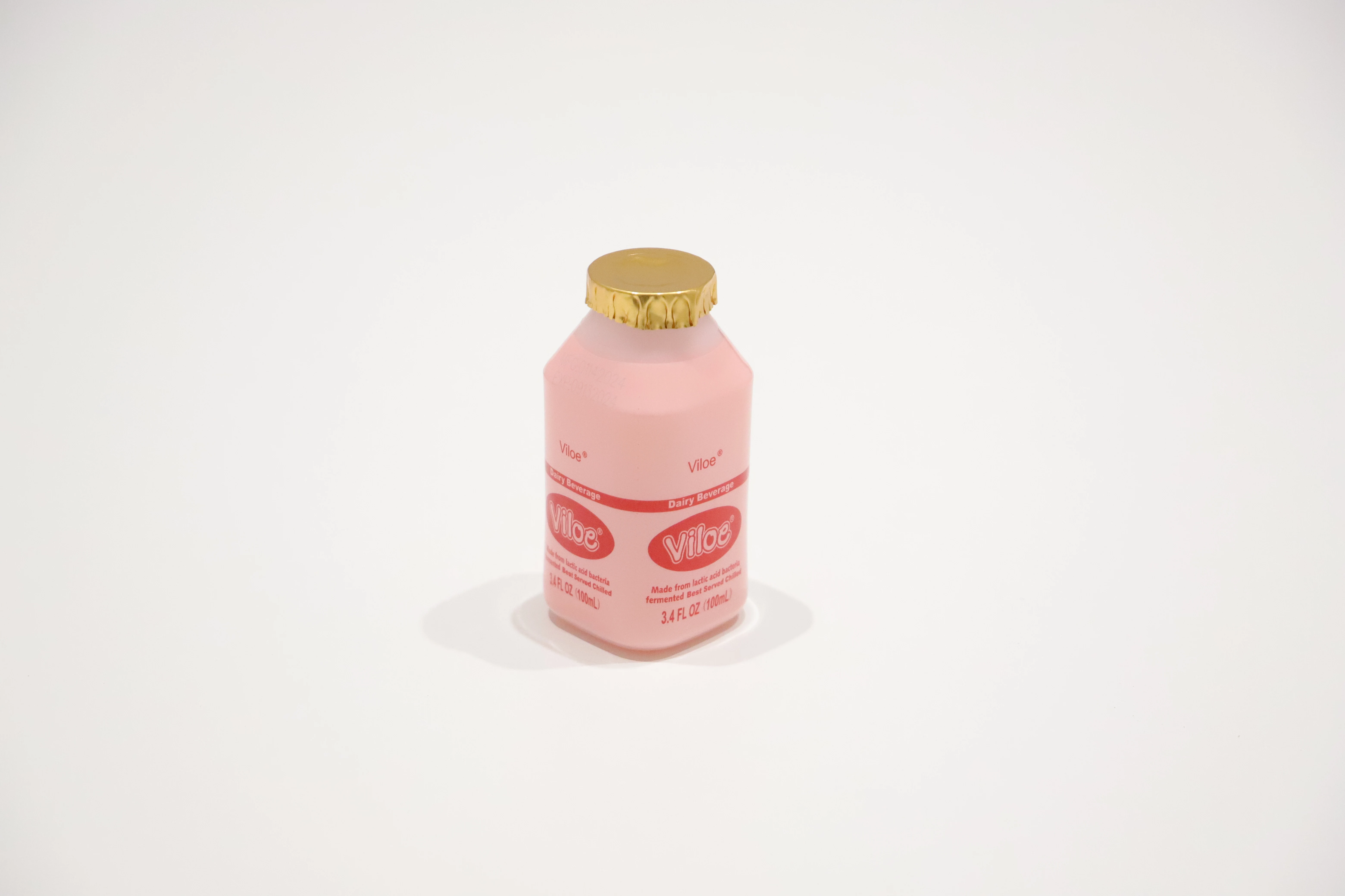 Viloe Lactobacillus Drink, Dairy Beverage,  Easy to Peel, No Straw, 4-3.4 FL OZ (100ML) Per Bottle
