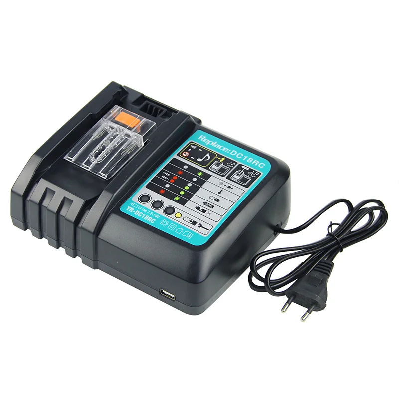 Replacement Makita DC18RC 18V LXT Lithium-Ion Rapid Charger For 14.4V18V LXT Battery BL1840 BL1430 BL1850 Tools Battery Charger